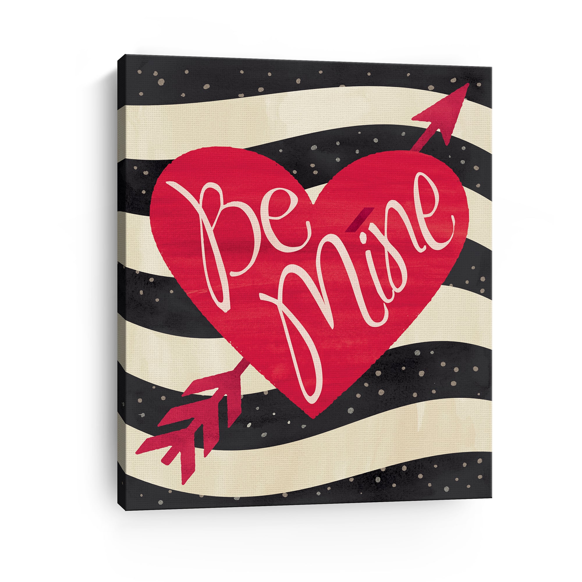 Be Mine Flag Canvas Giclée Art